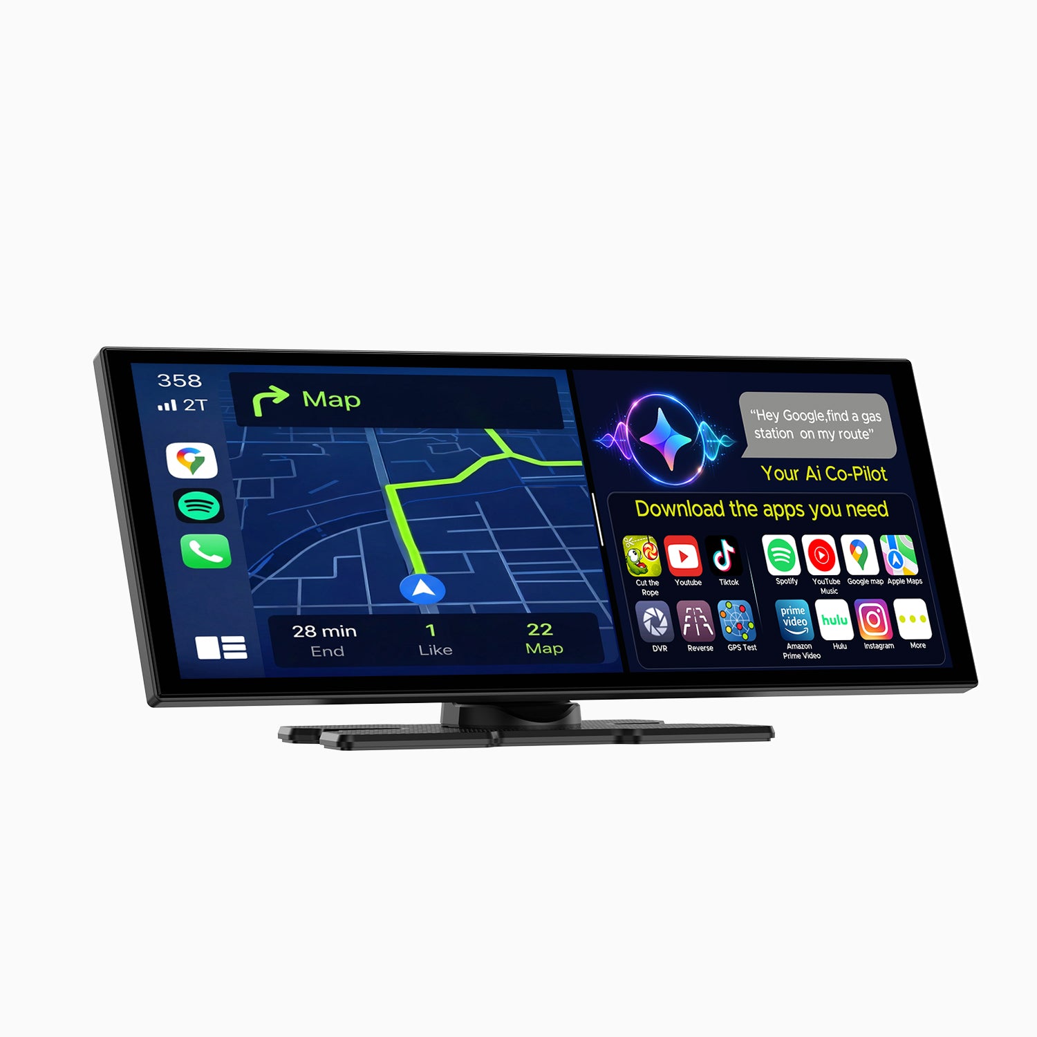 LAMTTO Carplay RC32 11 Zoll CarPlay-Display AI Google Play