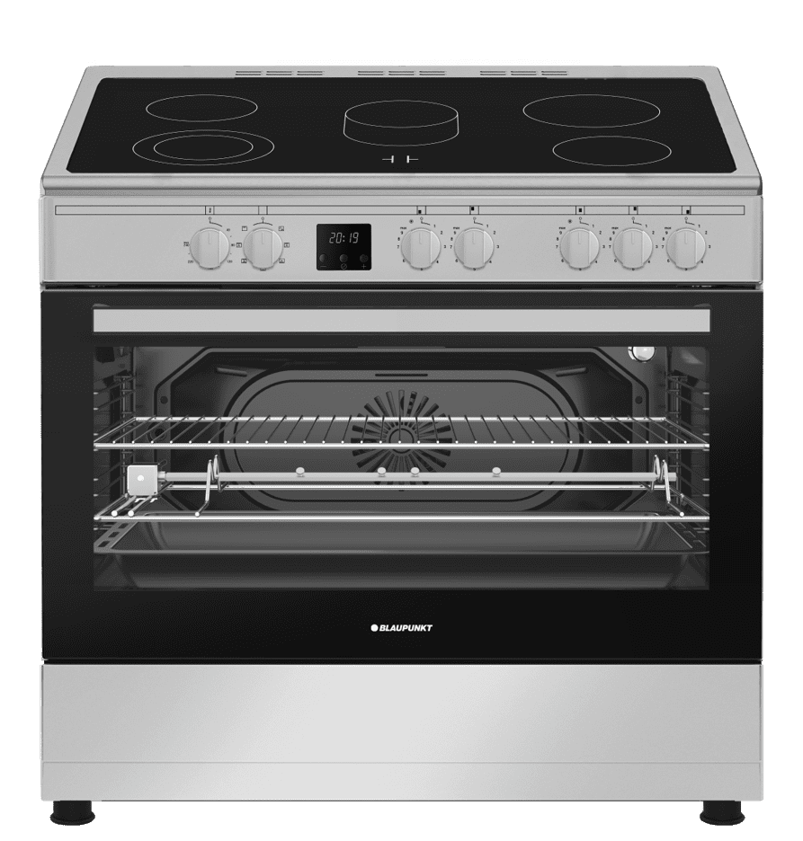 Blaupunkt BEC590DX Elektroherd 90cm 5 Zonen 105 L