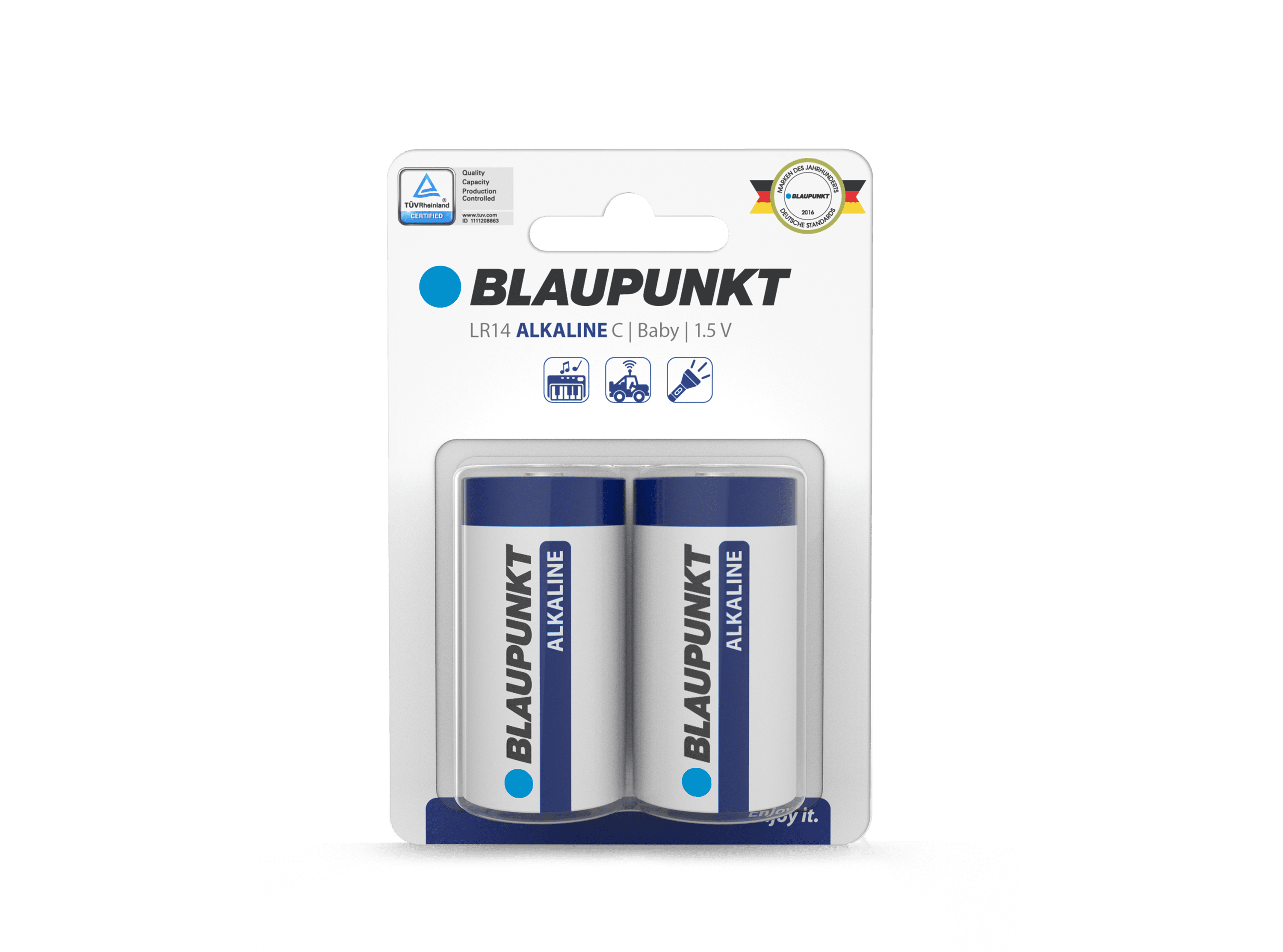 Blaupunkt LR14 Alkaline-Batterie C Babyzelle