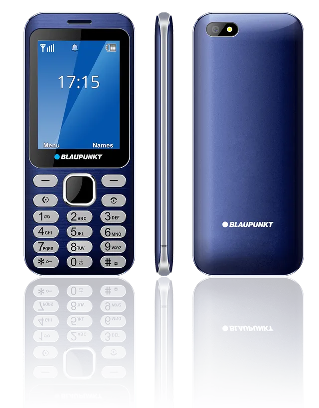 Blaupunkt Mobile Phones FL 02 Tastenhandy Slim Metallrahmen