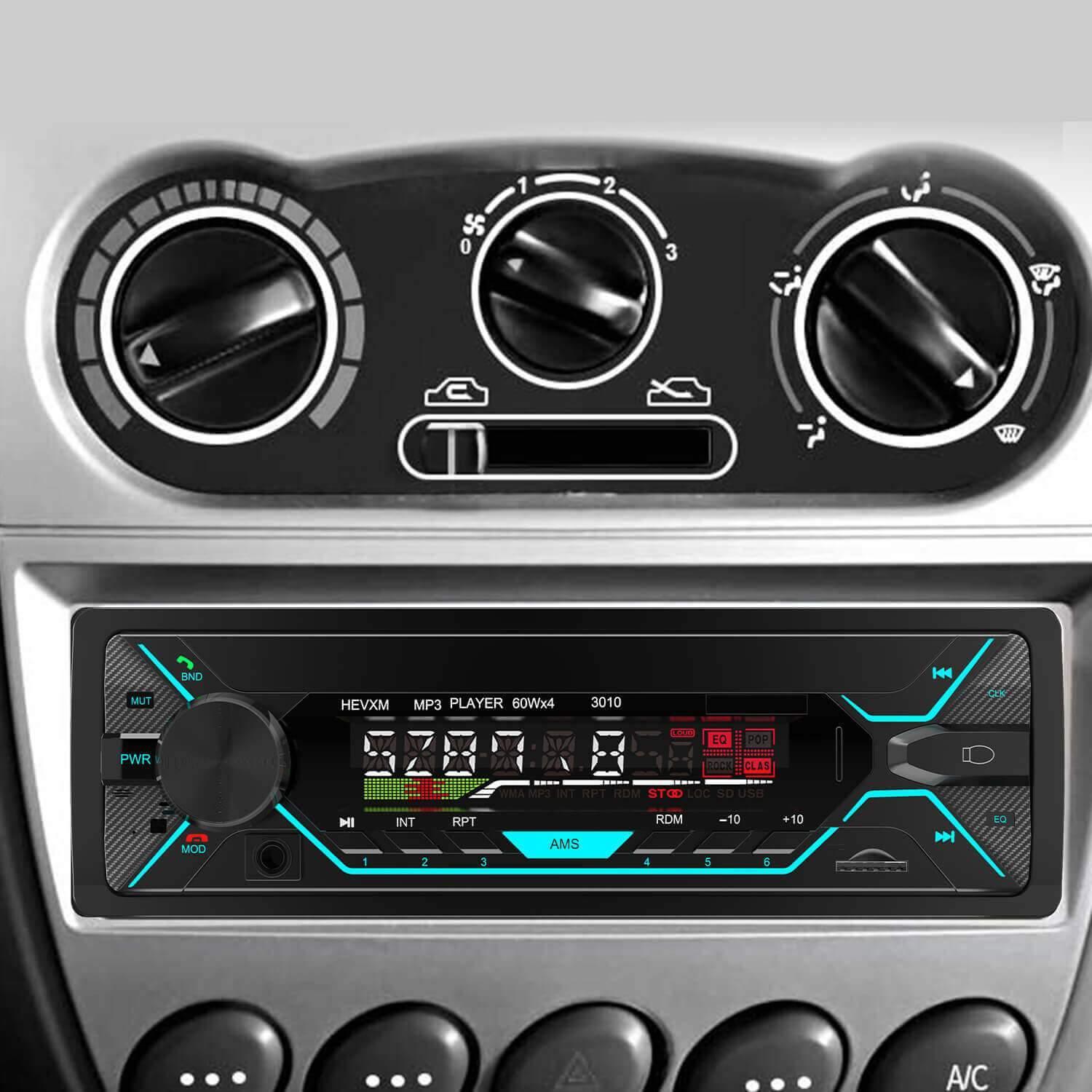 ESSGOO Car Stereo TS0002 1-DIN Autoradio Bluetooth USB