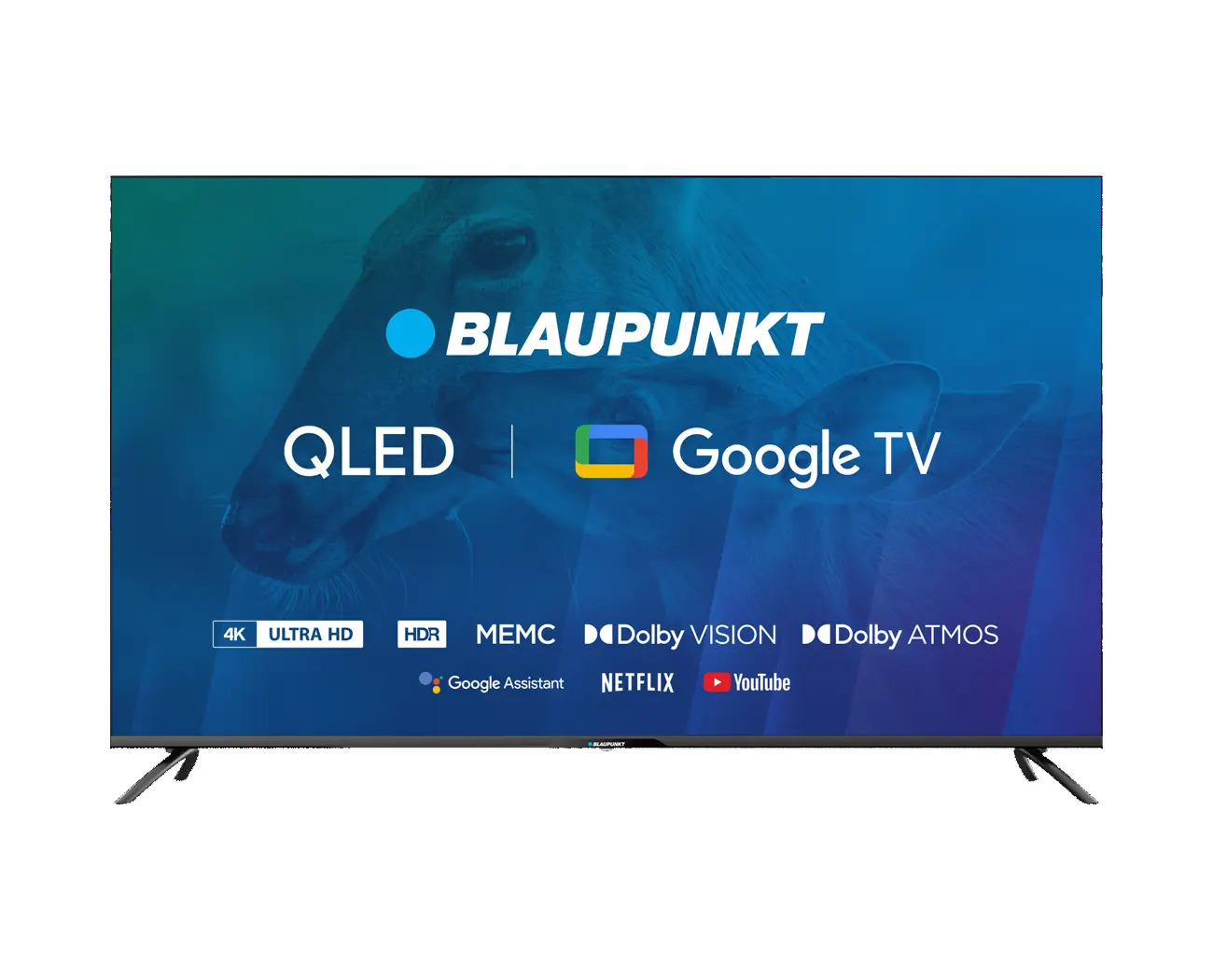 BLAUPUNKT Television 65QBG7000 65 Zoll QLED 4K Google TV