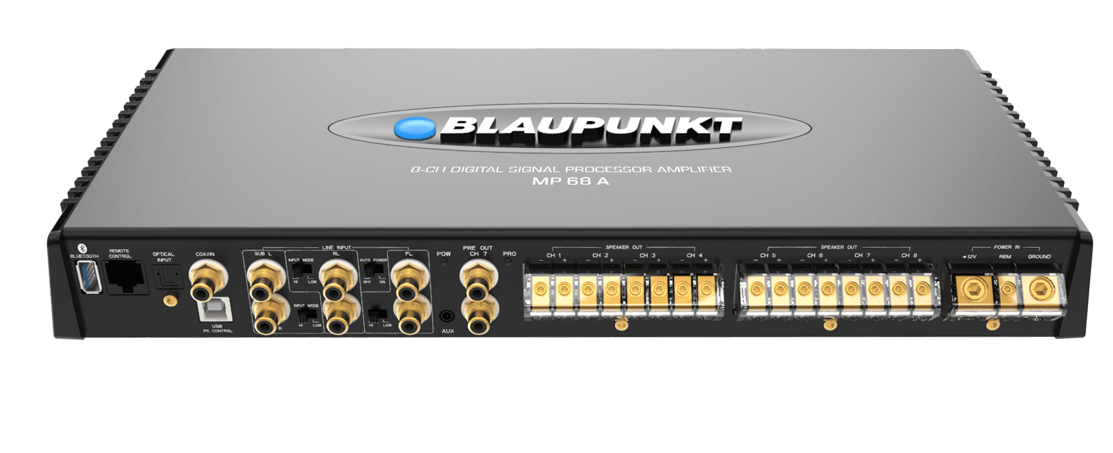 Blaupunkt MP 68A Endstufe Class D 75Wx8 6-Kanal