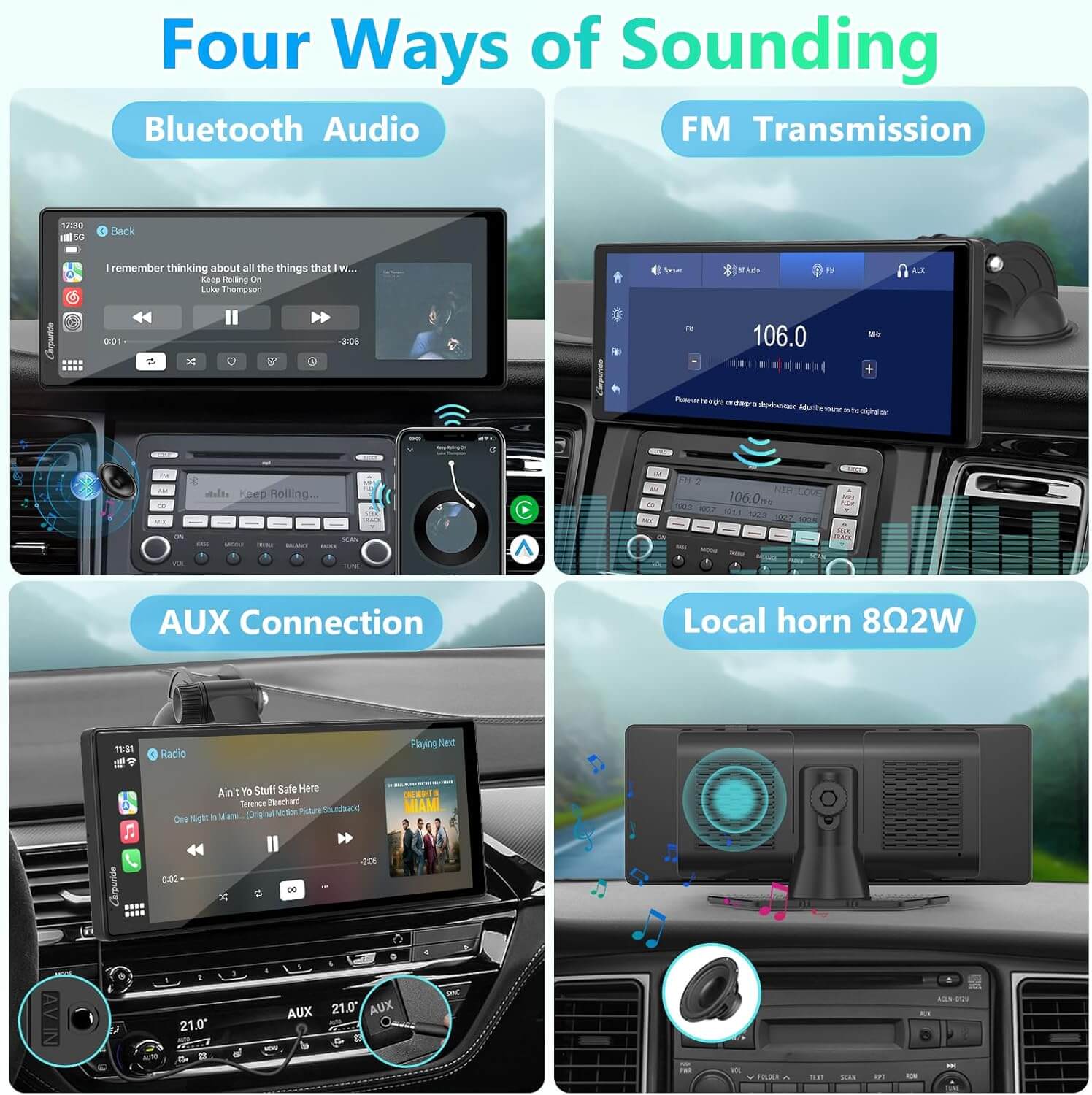 Carpuride V92R Car Smart Stereo Display 10,26 Zoll CarPlay ohne Kamera
