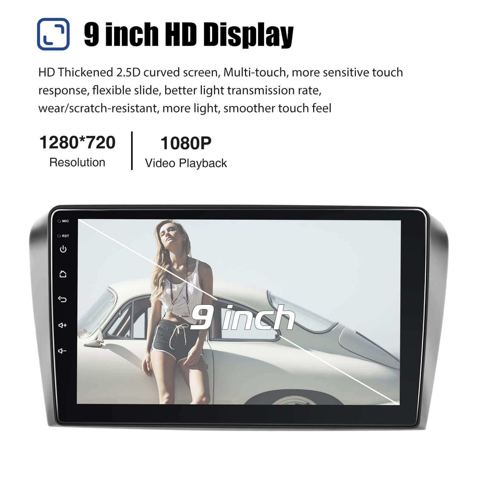 ESSGOO Car Stereo AR9001 Autoradio Mazda 3 2004-2009 Bluetooth