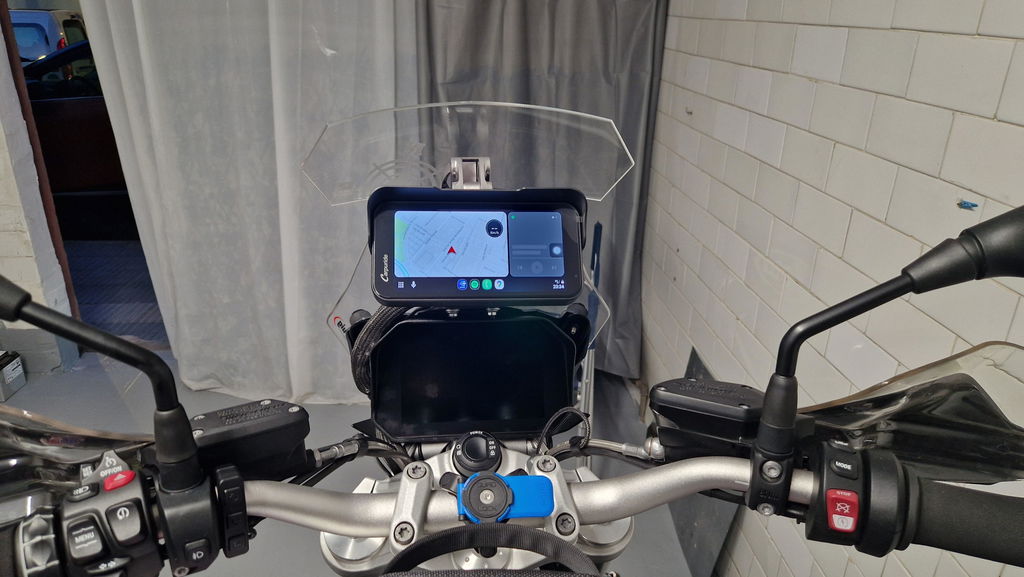 Carpuride W603D Motorrad CarPlay-Display 6,3Zoll Dual-Dashcam