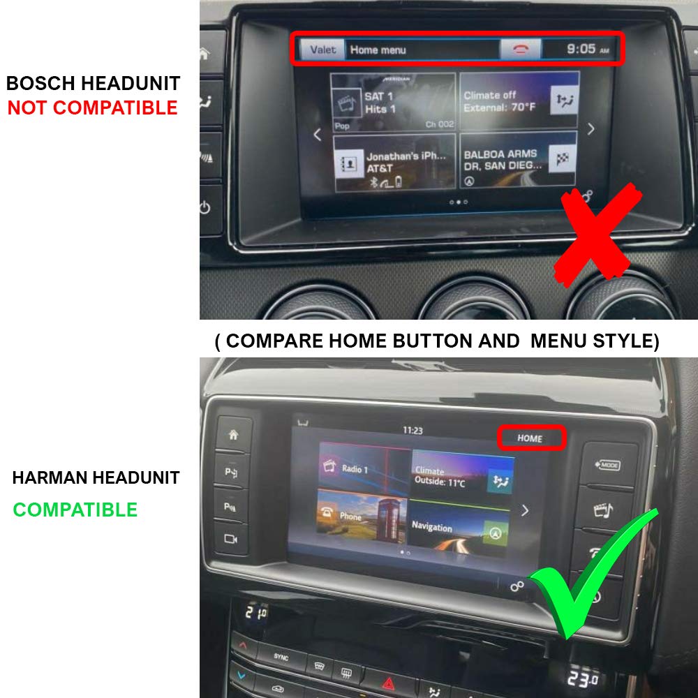 TAFFIO CarPlay & AndroidAuto Harman Interface Jaguar Range Rover