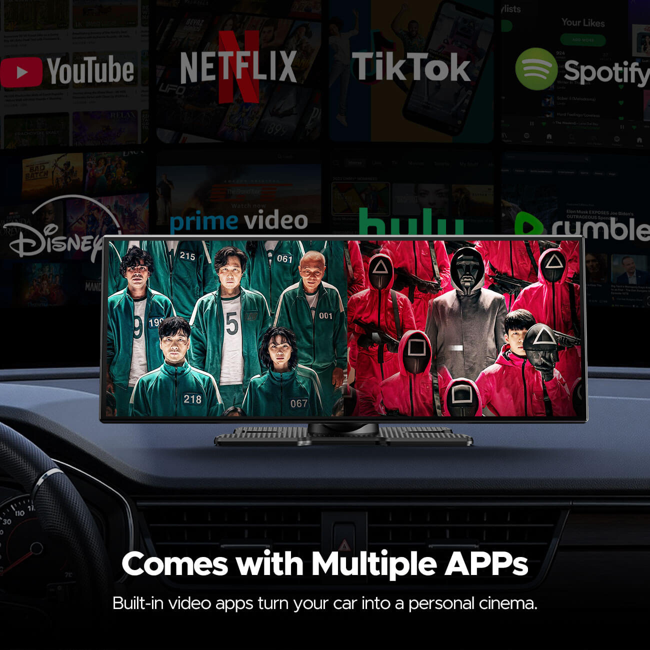 LAMTTO Carplay RC29 10,25 Zoll Display Netflix + Rückkamera
