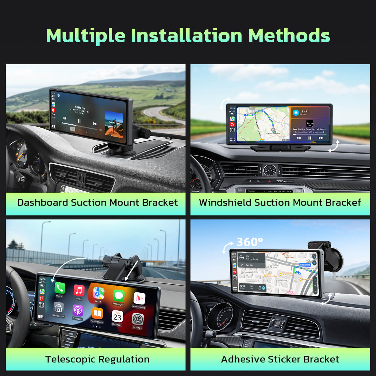 LAMTTO Carplay RC16 9,26 Zoll CarPlay-Display alle Fahrzeuge