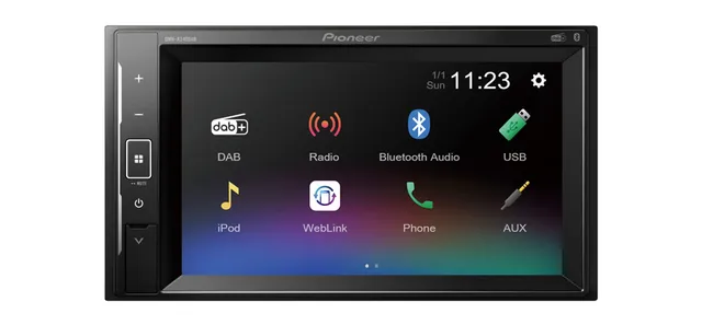 Pioneer DMH-A240DAB DMH Serie 2-DIN Autoradio DAB+ inkl. Antenne