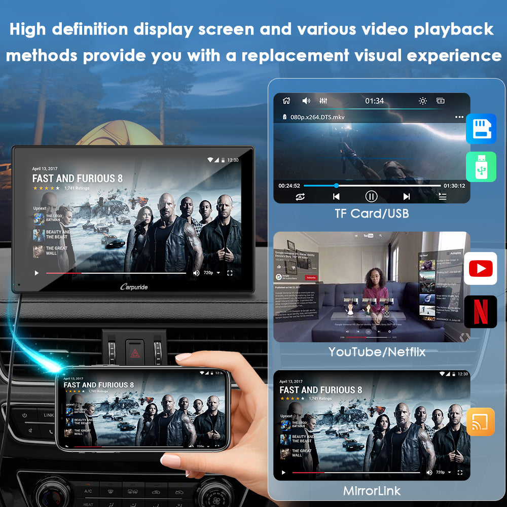 Carpuride W901 Plus Display 9 Zoll CarPlay Kamera Android