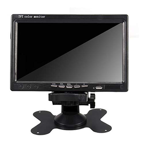 TAFFIO Universal 7" Monitor Display Rückfahrkamera Cinch