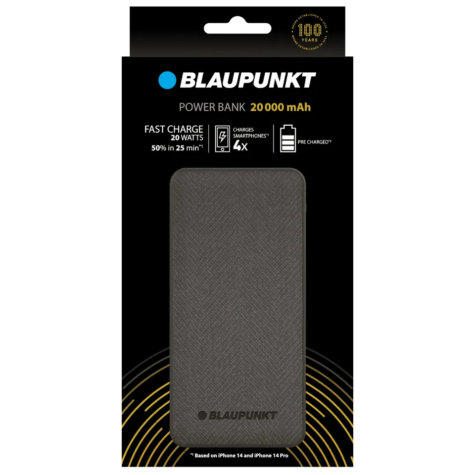 Blaupunkt BL-120PB Powerbank 20000 mAh Schnellladung