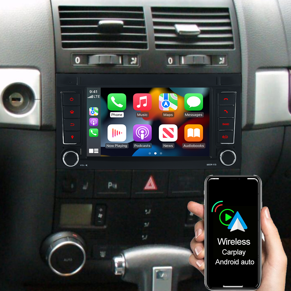 A-Sure VW T5 Autoradio 2 DIN 2+32GB Carplay Navi