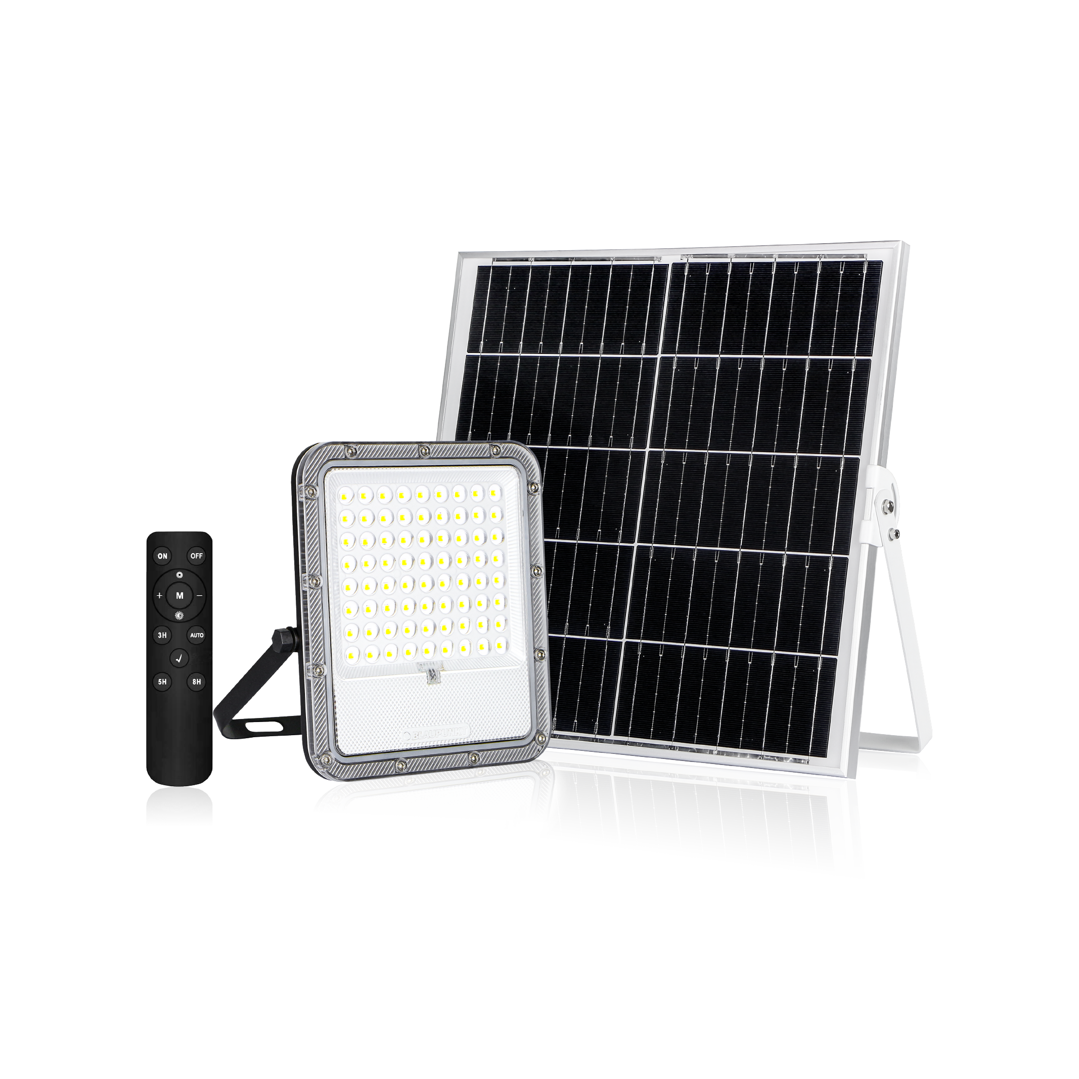 Blaupunkt Solar Flutlicht 100W LED Daylight Garten Außen