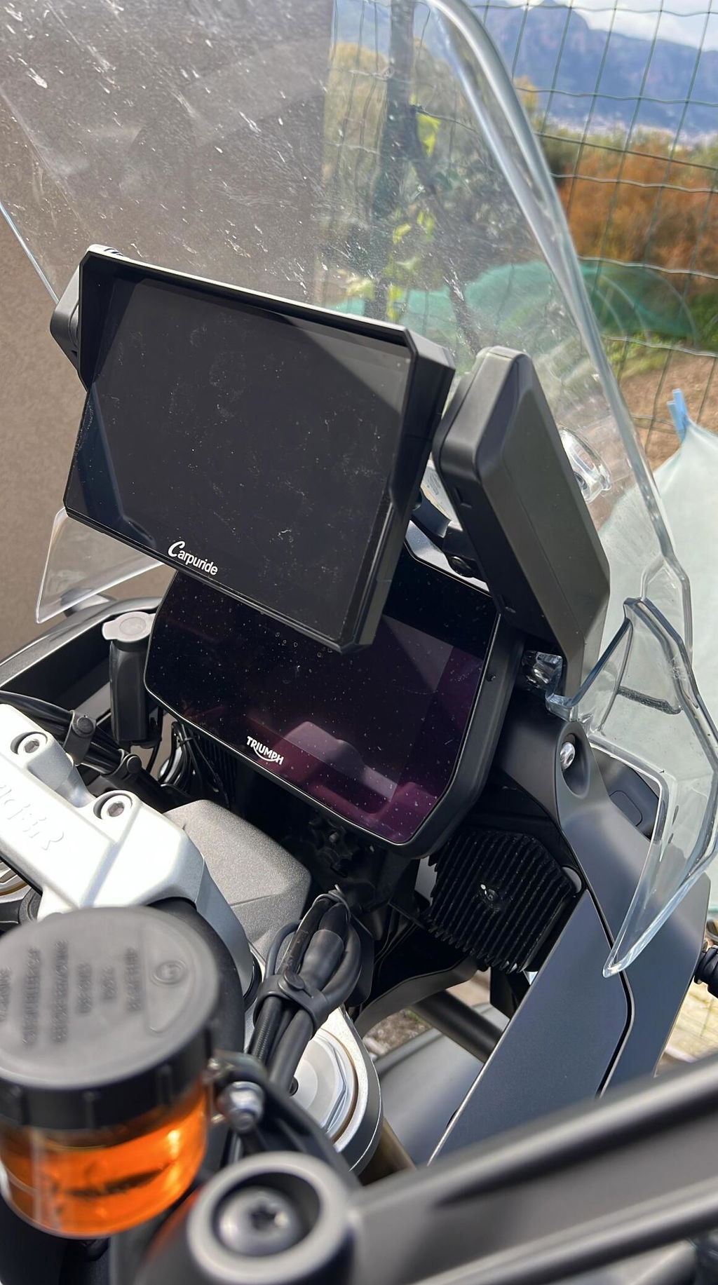 Carpuride Motorcycle Smart Stereo W502 Pro CarPlay-Display wasserdicht