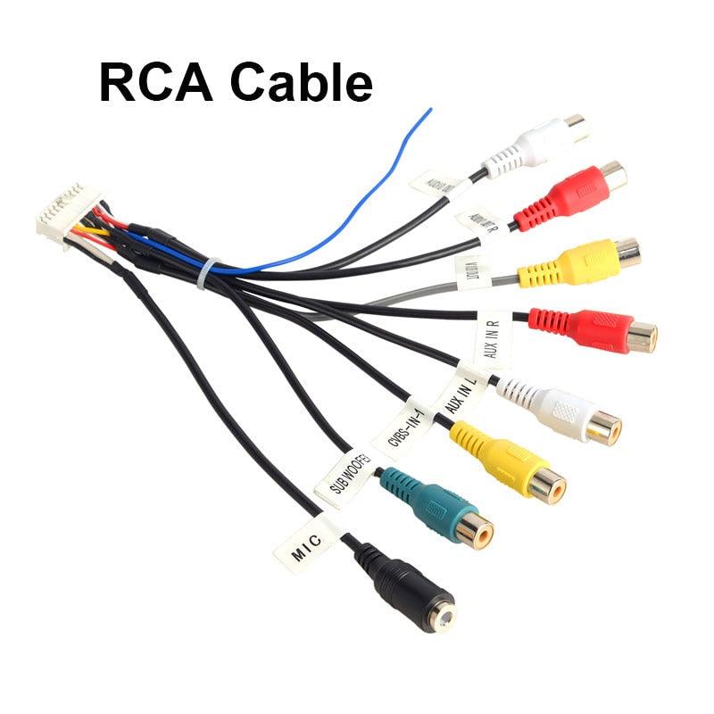 ESSGOO Accessories RCA-Kabel Subwoofer Mikrofon 3,5 mm