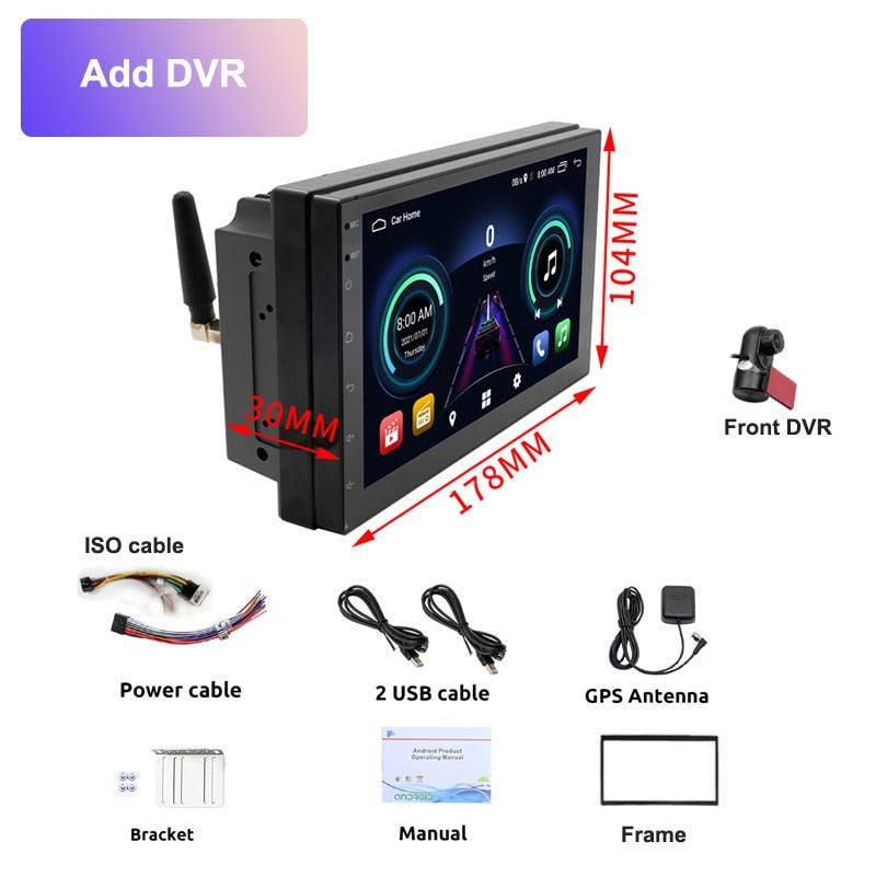 ESSGOO Car Stereo 7-Zoll Autoradio Android 10 für Nissan Toyota