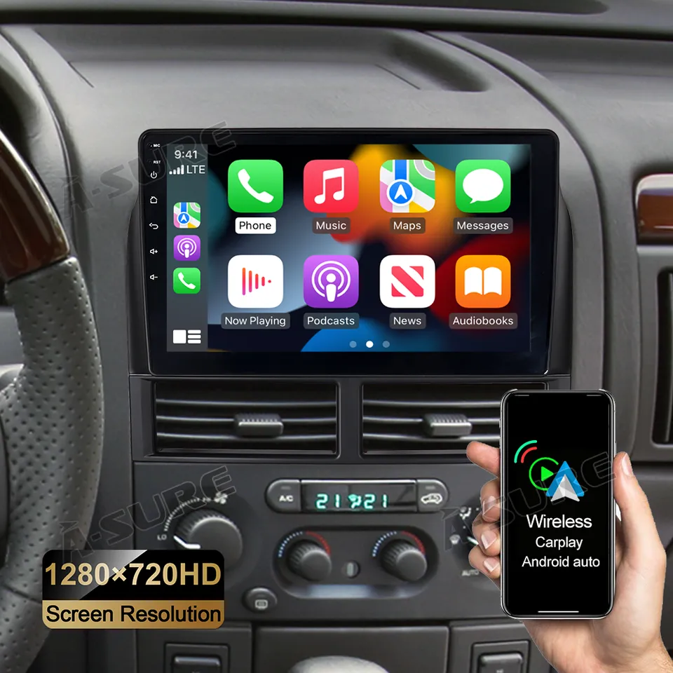 A-Sure GPS 9 Zoll Android 11 Autoradio Jeep Grand Cherokee Navi