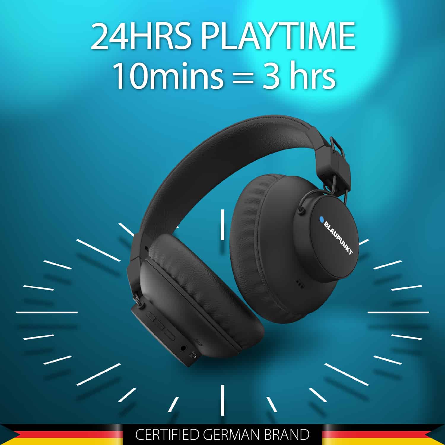 BLAUPUNKT BH41 Kopfhörer Bluetooth Over-Ear Schwarz
