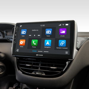 Dynavin 9 Android Autoradio für Peugeot 208 mit Wireless CarPlay