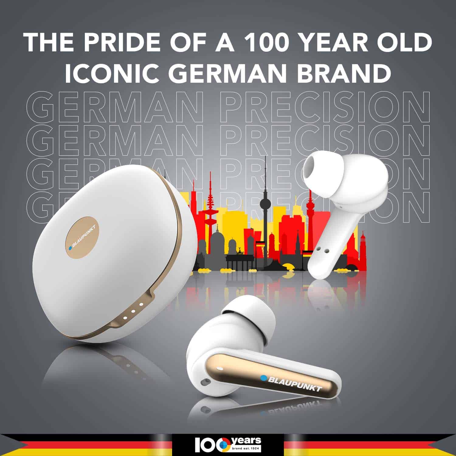 Blaupunkt BTW300 Xtreme In-Ear Kopfhörer Weiß ANC