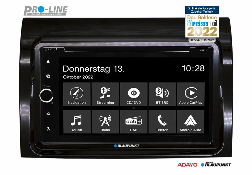 Blaupunkt Camper 700 DAB Autoradio 2-DIN Navi CarPlay