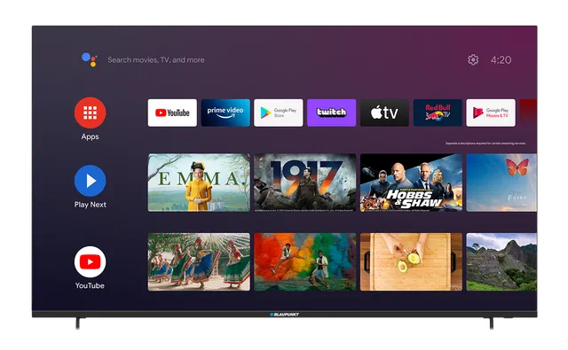 Blaupunkt M-9612M4F1-ISDB 55 Zoll 4K Android TV