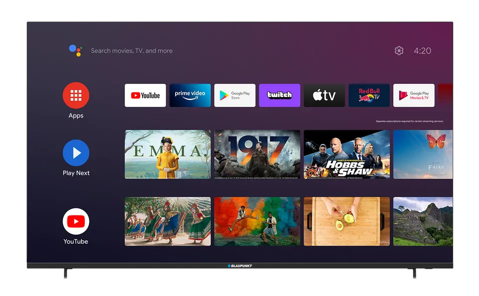 Blaupunkt M-9612M4F1-ISDB 55 Zoll 4K Android TV