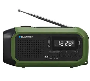 Blaupunkt ER20GR Survival Notfallradio Solar Kurbel