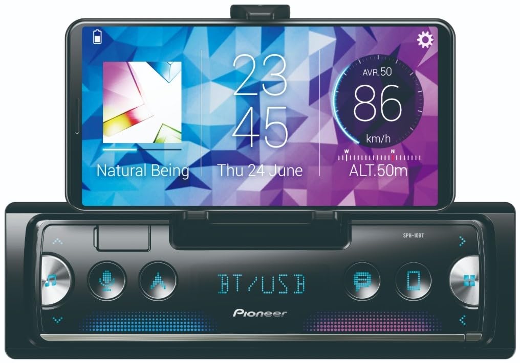 Pioneer SPH-10BT SPH 1-DIN Autoradio Bluetooth USB Smartphone-Halter