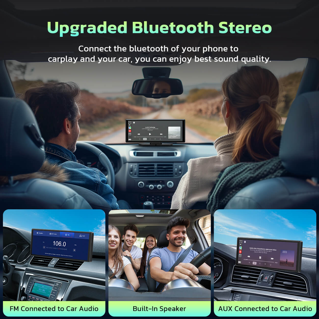 LAMTTO Carplay RC16 9,26 Zoll CarPlay-Display alle Fahrzeuge