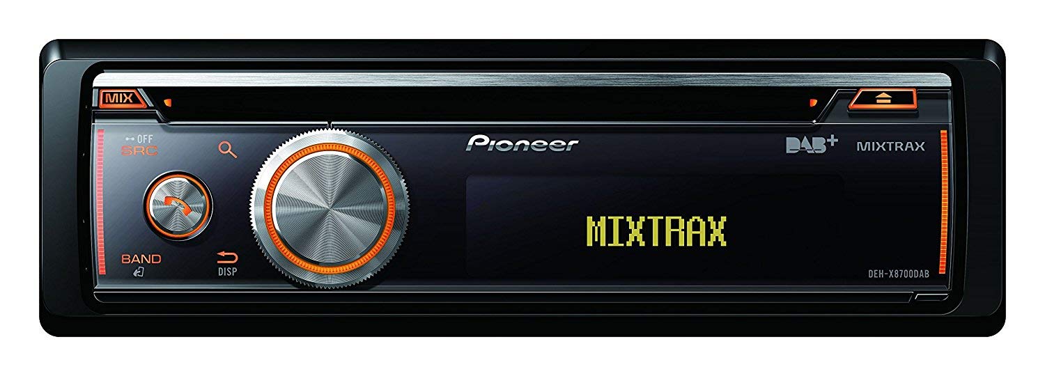 Pioneer DEH-X8700DAB Autoradio 1-DIN CD DAB+ Bluetooth Antenne