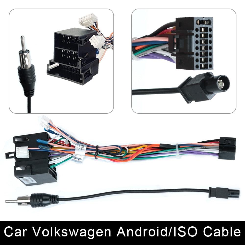 ESSGOO ISO Kabel Universal Autoradio Zubehör Kupfer 12V