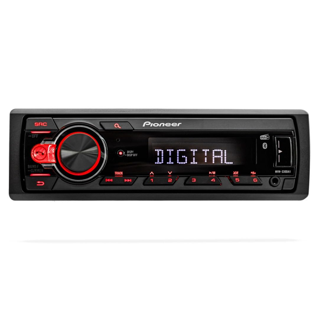 Pioneer MVH-330DAB 1-DIN Autoradio DAB+ Bluetooth