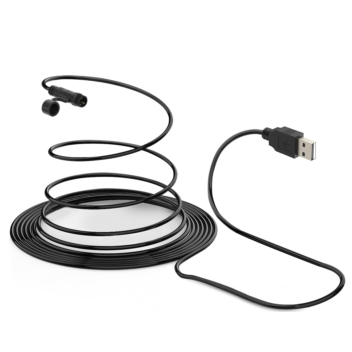 Carpuride Accessories USB Power Line Ladekabel Motorrad Kabel 1 gelb