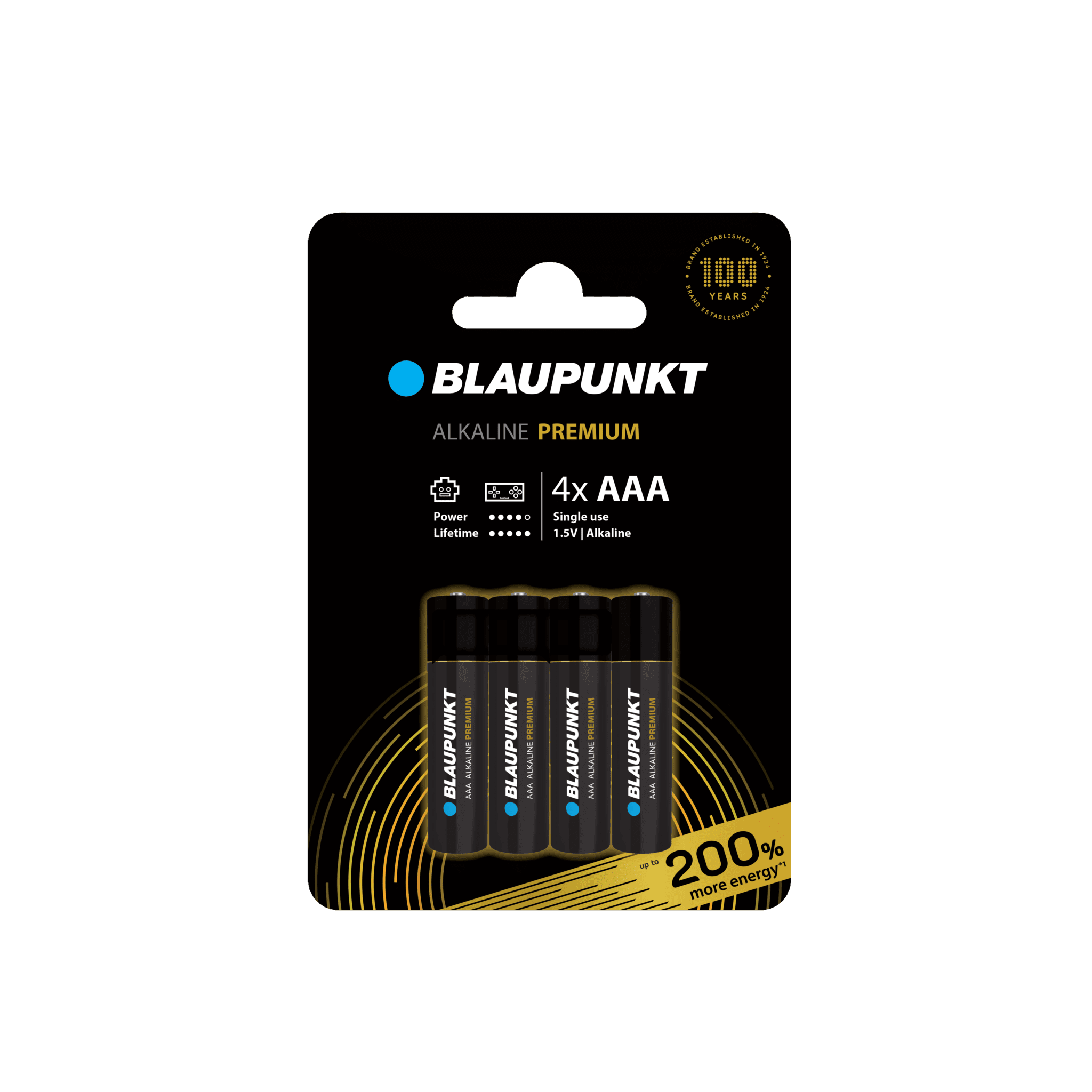 Blaupunkt Alkaline Premium AAA Batterie langlebig