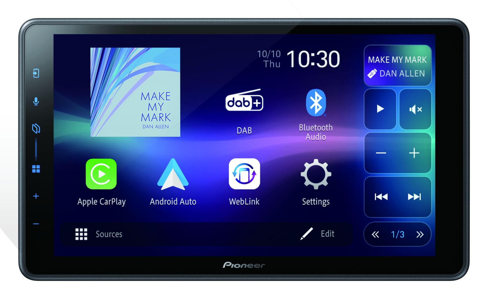 Pioneer SPH-EVO98DAB-UNI2 Media Receiver 9 Zoll 2-DIN