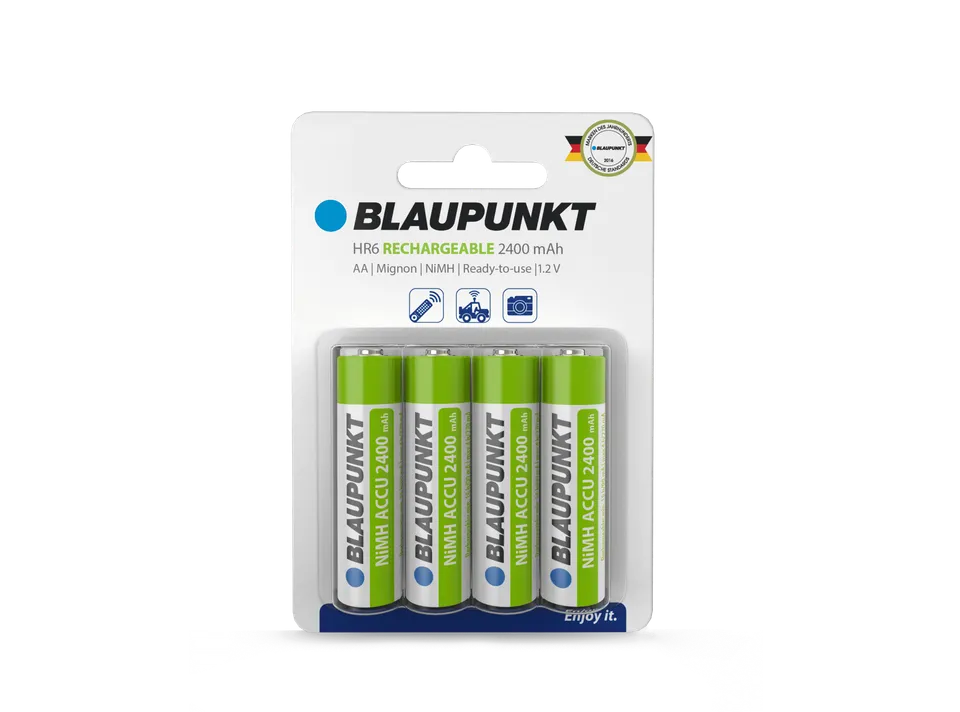 Blaupunkt Batteries HR6 Akku AA Mignon wiederaufladbar