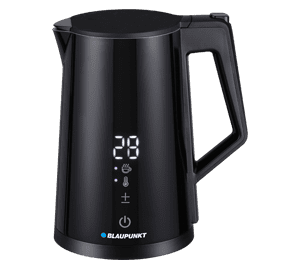 Blaupunkt BKD522 Wasserkocher Edelstahl modern schwarz