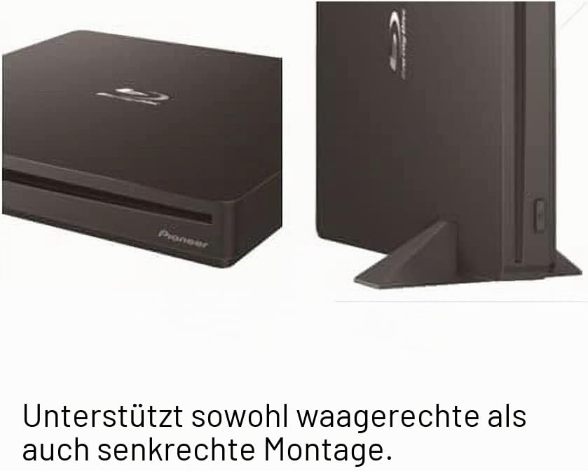 Pioneer BDR-XS07TUHD Blu-ray Brenner USB 3.1 extern Slot