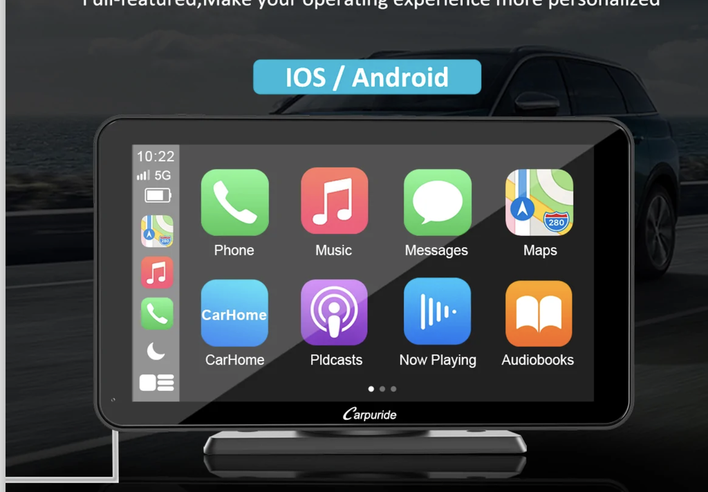Carpuride Car Smart Stereo 7 Zoll CarPlay-Display Touch