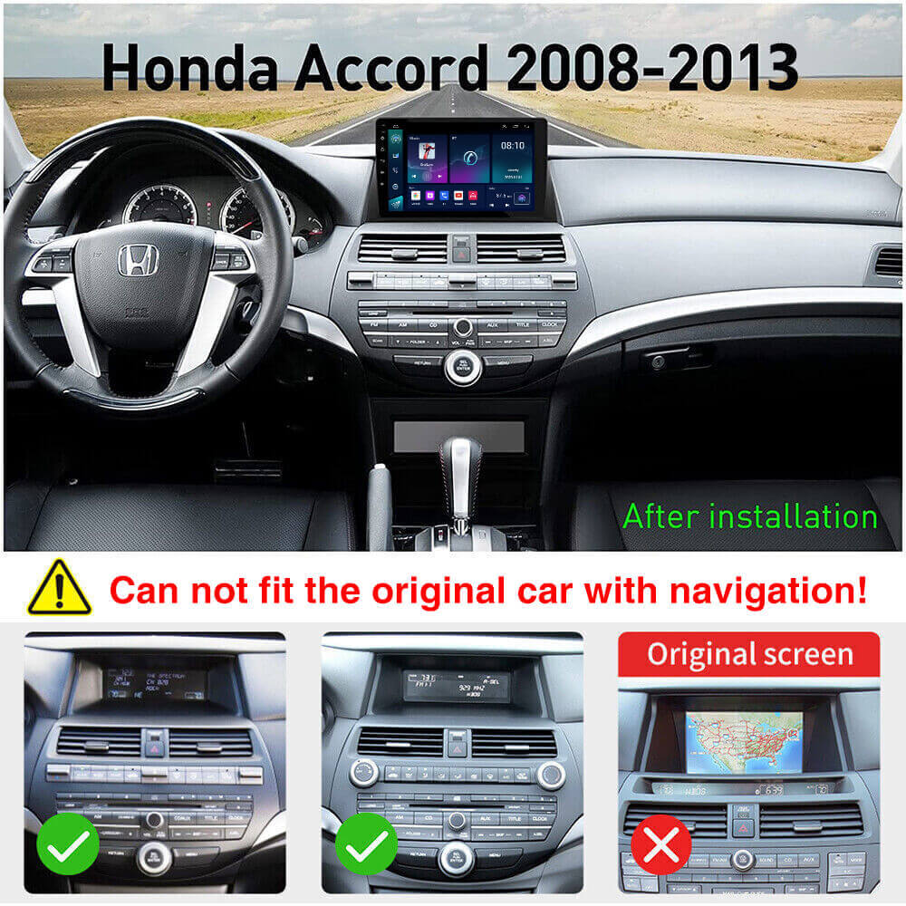 ESSGOO Car Stereo 10 Zoll Android Autoradio für Accord 2008-2013