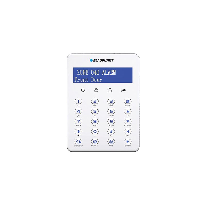 Blaupunkt BP-KPLCD01 Touchscreen-Tastatur Alarmanlage LCD