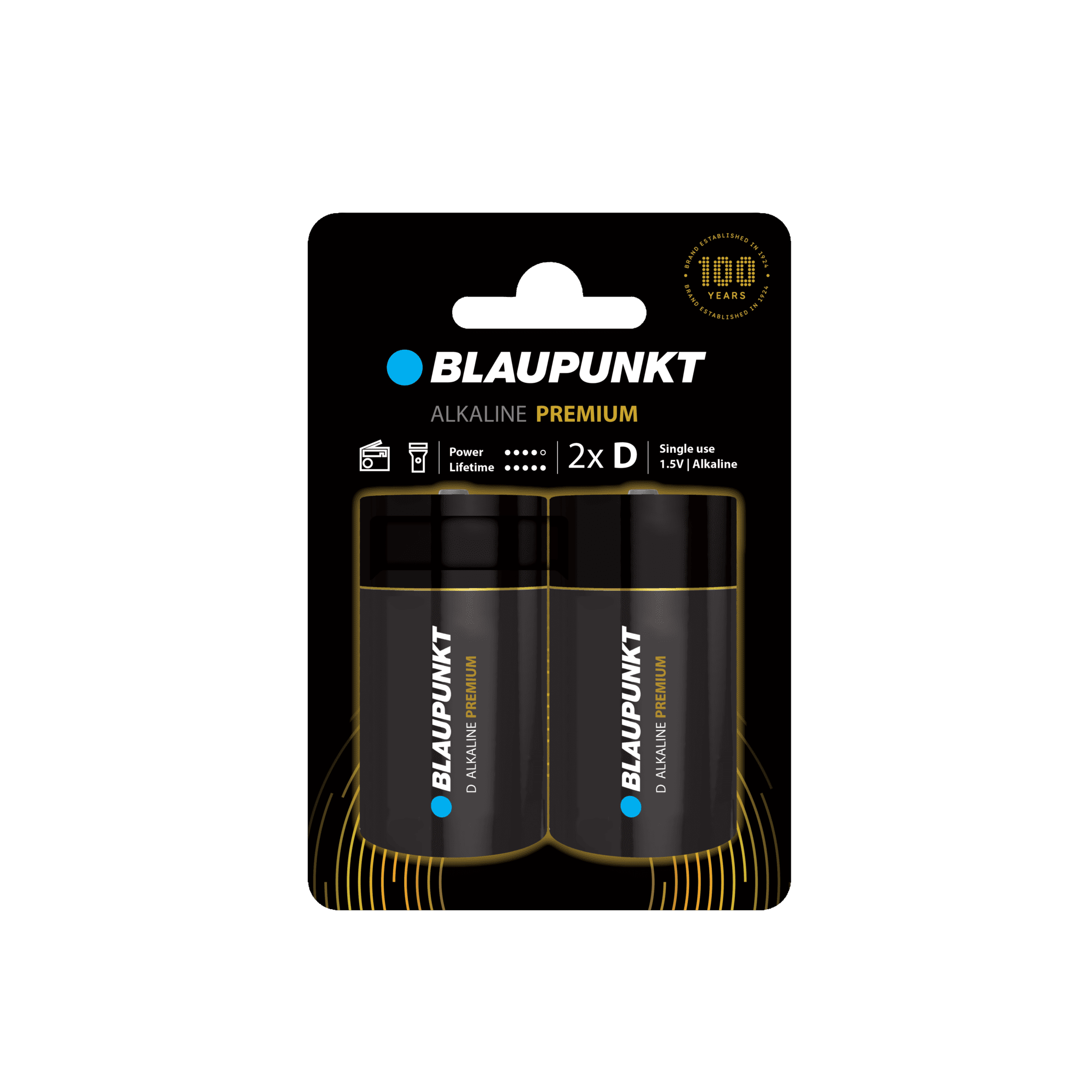 Blaupunkt Alkaline Premium D Batterie Mono haltbar 10 Jahre