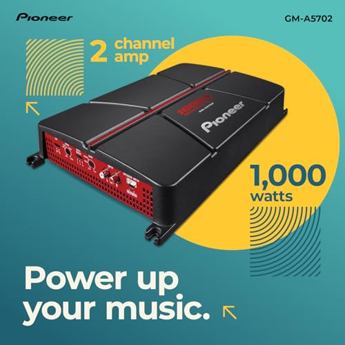 Pioneer GM-A5702 Auto Verstärker 2-Kanal 1000W Bass-Boost