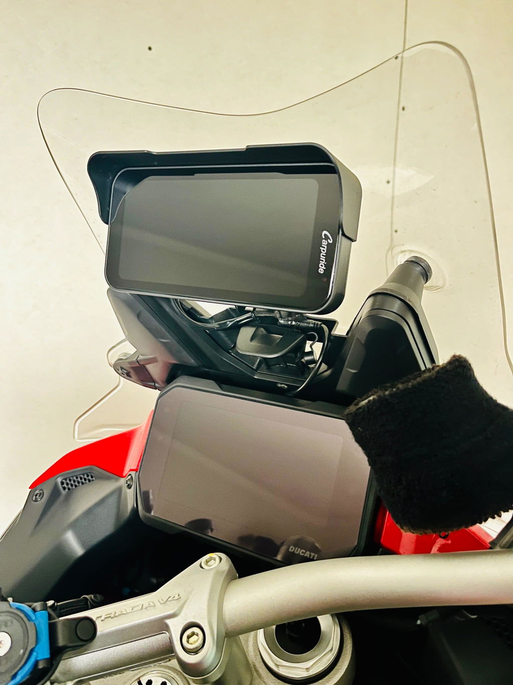 Carpuride W603 Motorrad CarPlay-Display IP67 wasserdicht
