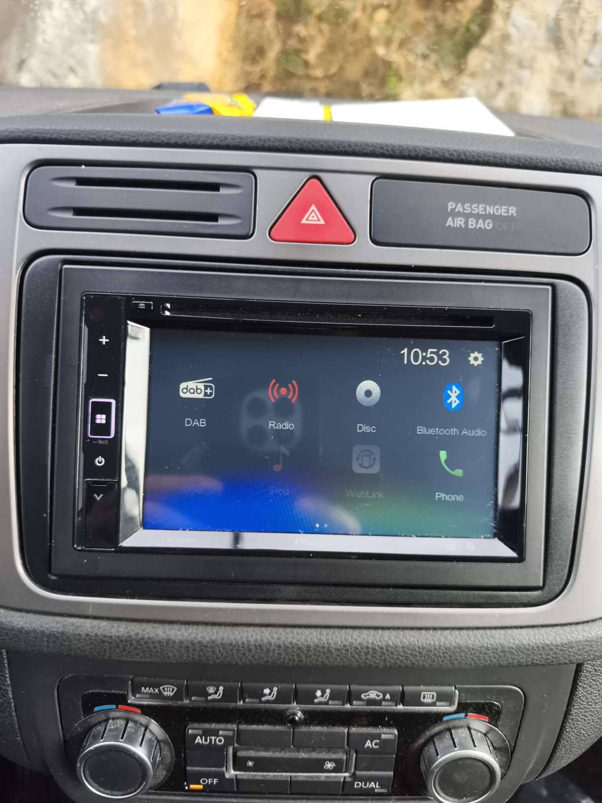 Pioneer AVH-A240DAB Autoradio 2-DIN DVD Touch DAB+ Bluetooth