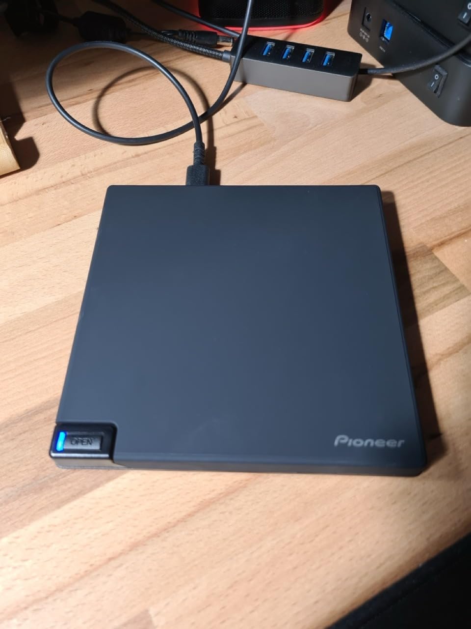 Pioneer BDR-XD08EMB-S Blu-ray Brenner USB-C extern