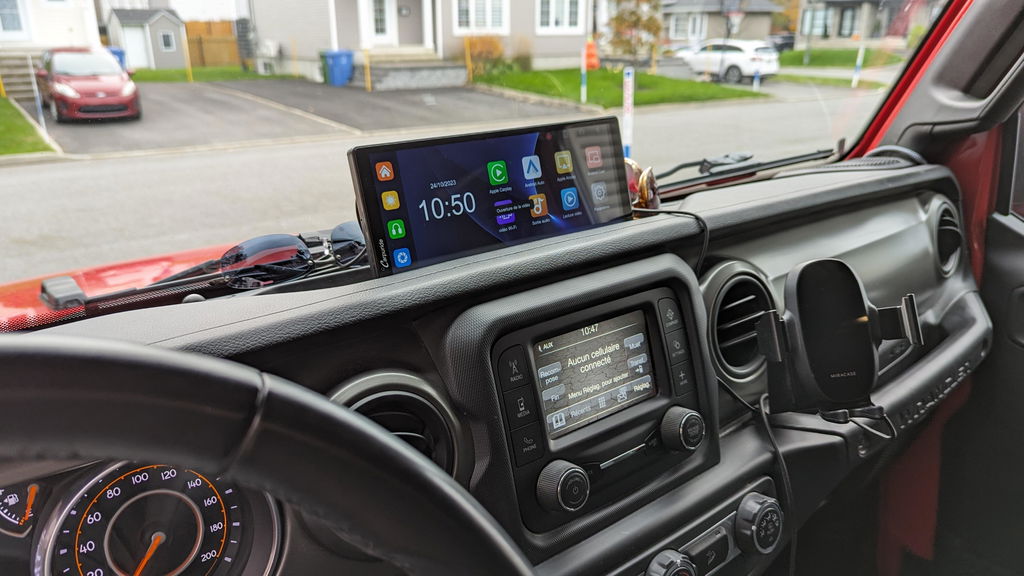 Carpuride W903 CarPlay-Display 9,3 Zoll mit Frontkamera DVR